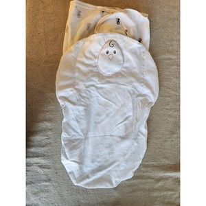 COPY - Nested Bean White Puffin Bird Zen Swaddle 0-6 Months nwot!